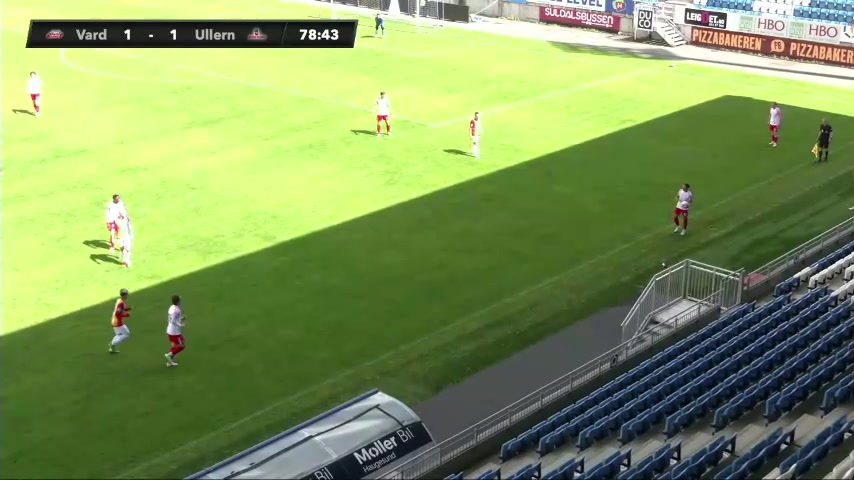 NOR D2 Vard Haugesund Vs Ullern FC  Goal in 79 min, Score 2:1