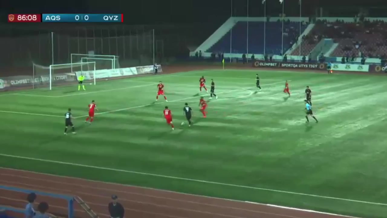 KAZ PR FK Aksu Vs Kyzylzhar Petropavlovsk Marat D. Goal in 86 min, Score 1:0