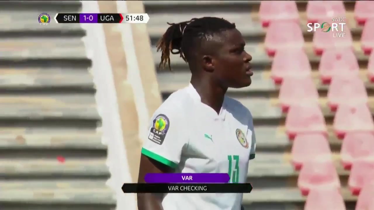 CAF WNC Senegal (w) Vs Uganda (w) Nguenar Ndiaye Goal in 52 min, Score 2:0