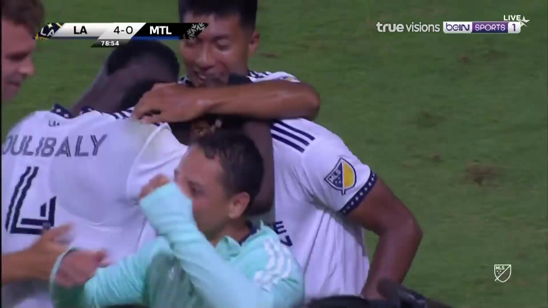 MLS Los Angeles Galaxy Vs Montreal Impact 79 ทำประตู Rayan Raveloson ประตู, ทำคะแนน 4:0