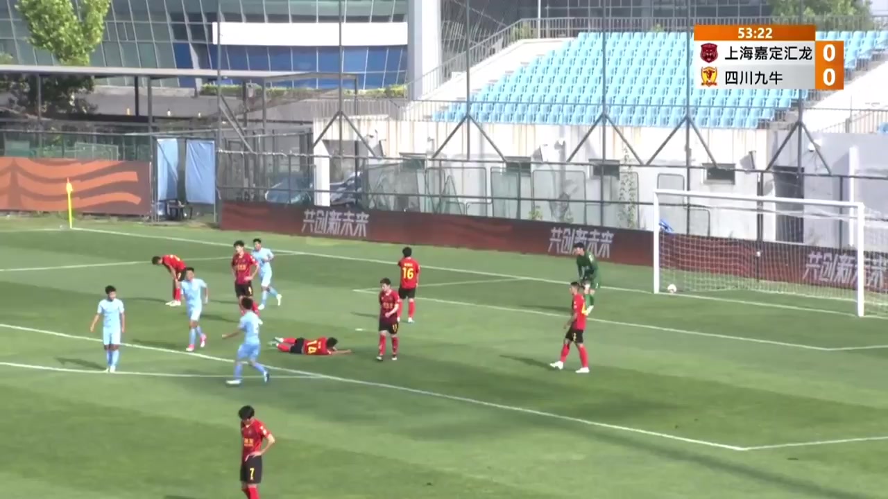 CHA D1 Shanghai Jiading Huilong Vs Sichuan Jiuniu 54 ทำประตู Wang Qi ประตู, ทำคะแนน 0:1