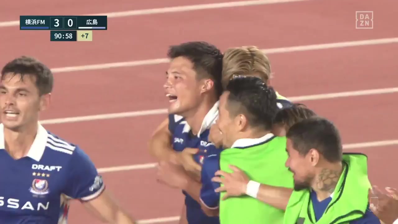 JPN D1 Yokohama Marinos Vs Hiroshima Sanfrecce Ryo Miyaichi Goal in 91 min, Score 3:0