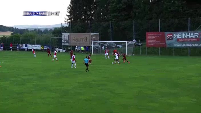 INT CF Rapid Bucuresti Vs Slavia Praha 54 phút Vào, ghi bàn 0:4