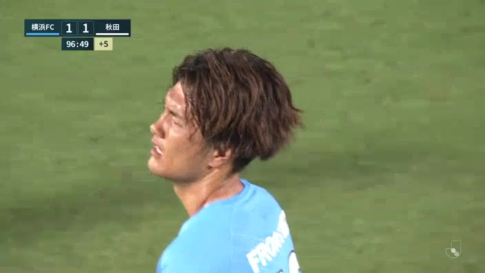 JPN D2 Yokohama FC Vs Blaublitz Akita 98 ทำประตู  ประตู, ทำคะแนน 1:1