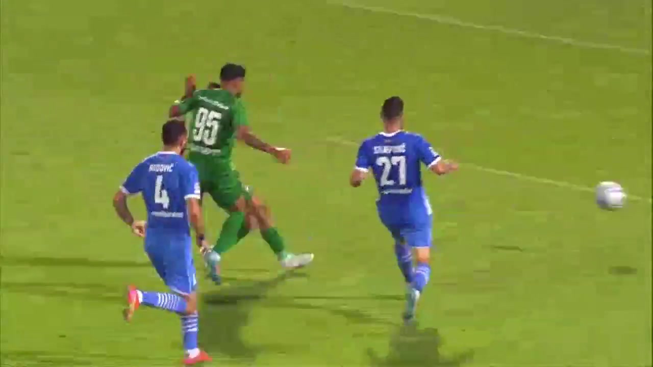 UEFA CL Ludogorets Razgrad Vs FK Sutjeska Niksic Matias Tissera Goal in 91 min, Score 2:0