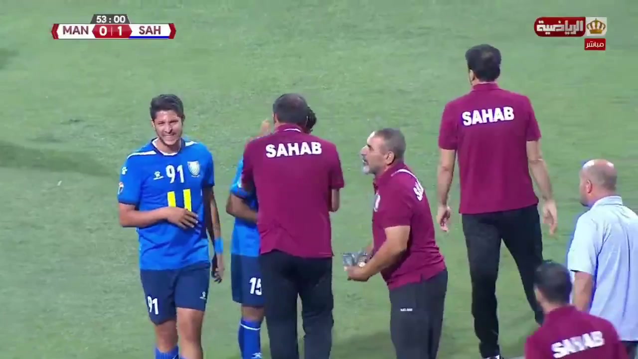 JOR D1 Maan Vs Sahab SC Sunad Jaeara Goal in 54 min, Score 0:1