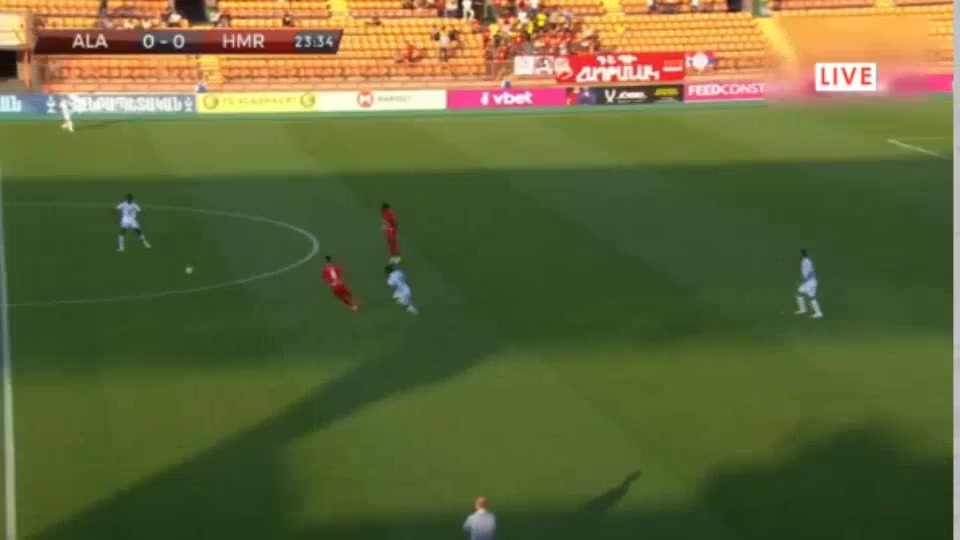 欧会杯 艾拉斯克特 Vs 咸仑斯巴坦 23分进球,比分1:0