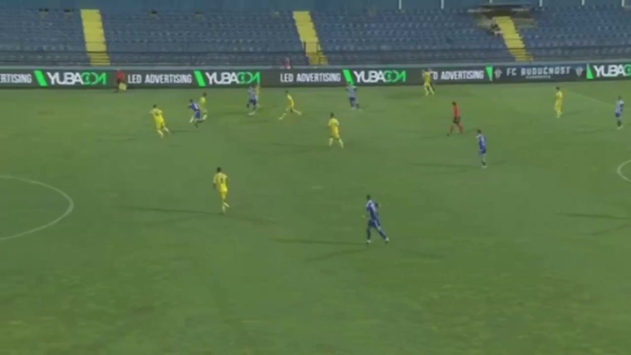 UEFA ECL FK Buducnost Podgorica Vs KF Llapi  Goal in 23 min, Score 1:0