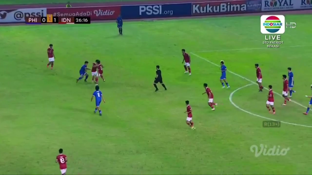 AFF U19 Philippines U19 Vs Indonesia U19 26 phút Vào, ghi bàn 0:2