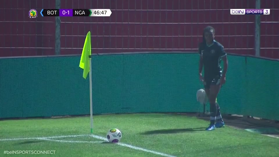 CAF WNC Botswana   (w) Vs Nigeria (w) Christy Ucheibe Goal in 48 min, Score 0:2