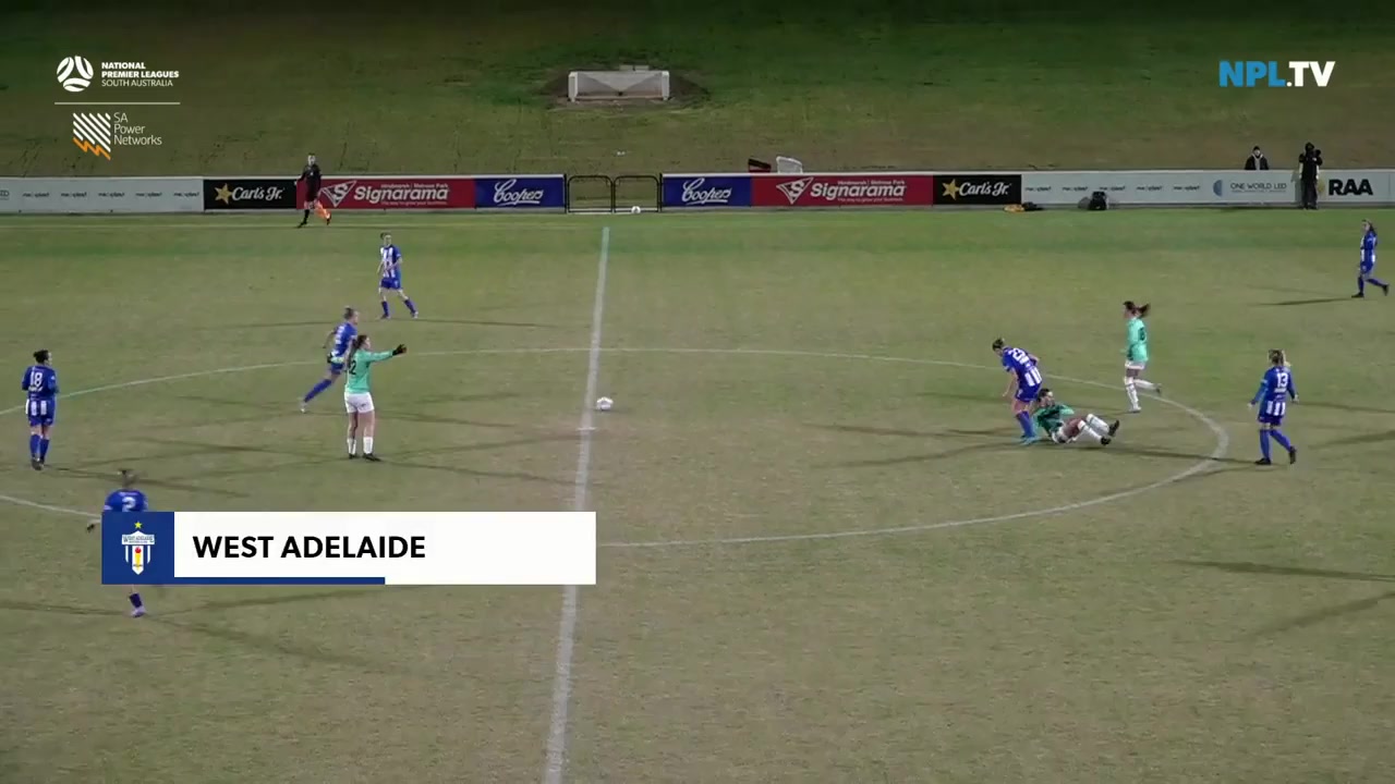 NPLSA（W） West Adelaide (w) Vs Salisbury Inter (w) 82 phút Vào, ghi bàn 2:2