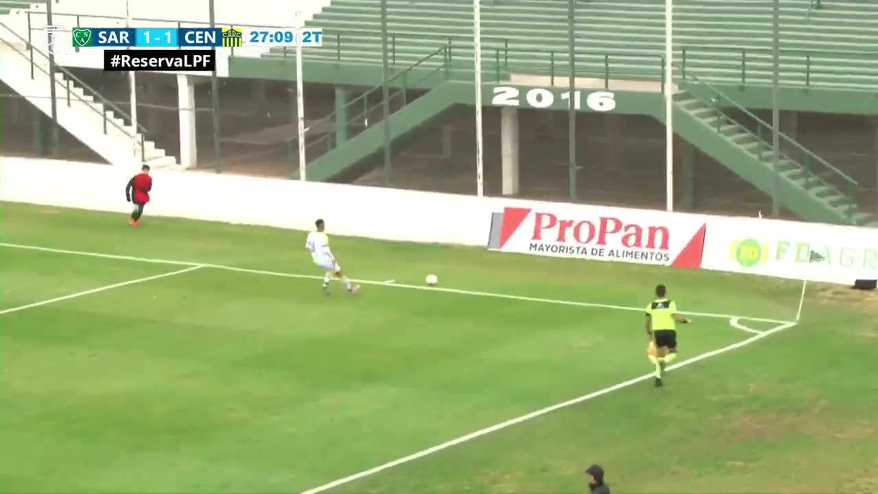 AR L（R） Sarmiento Junin Reserve Vs Rosario Central Reserves 73 phút Vào, ghi bàn 1:2