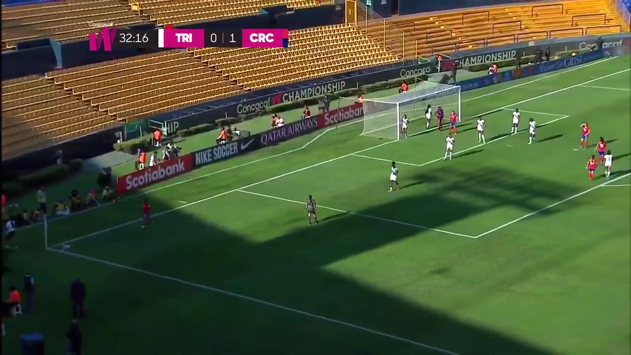 WWCQ CONC Trinidad Tobago (w) Vs Costa Rica (w) 32 phút Vào, ghi bàn 0:2