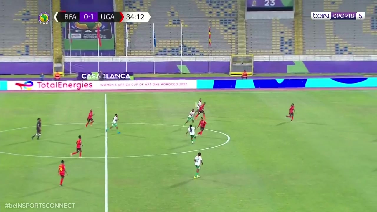 CAF WNC Burkina Faso (w) Vs Uganda (w) Adama Congo Goal in 34 min, Score 1:1