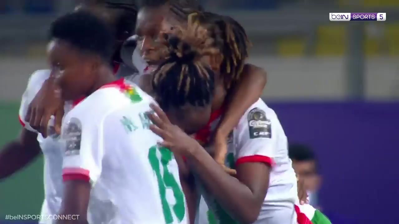 CAF WNC Burkina Faso (w) Vs Uganda (w) Adèle Kabré Goal in 40 min, Score 2:2