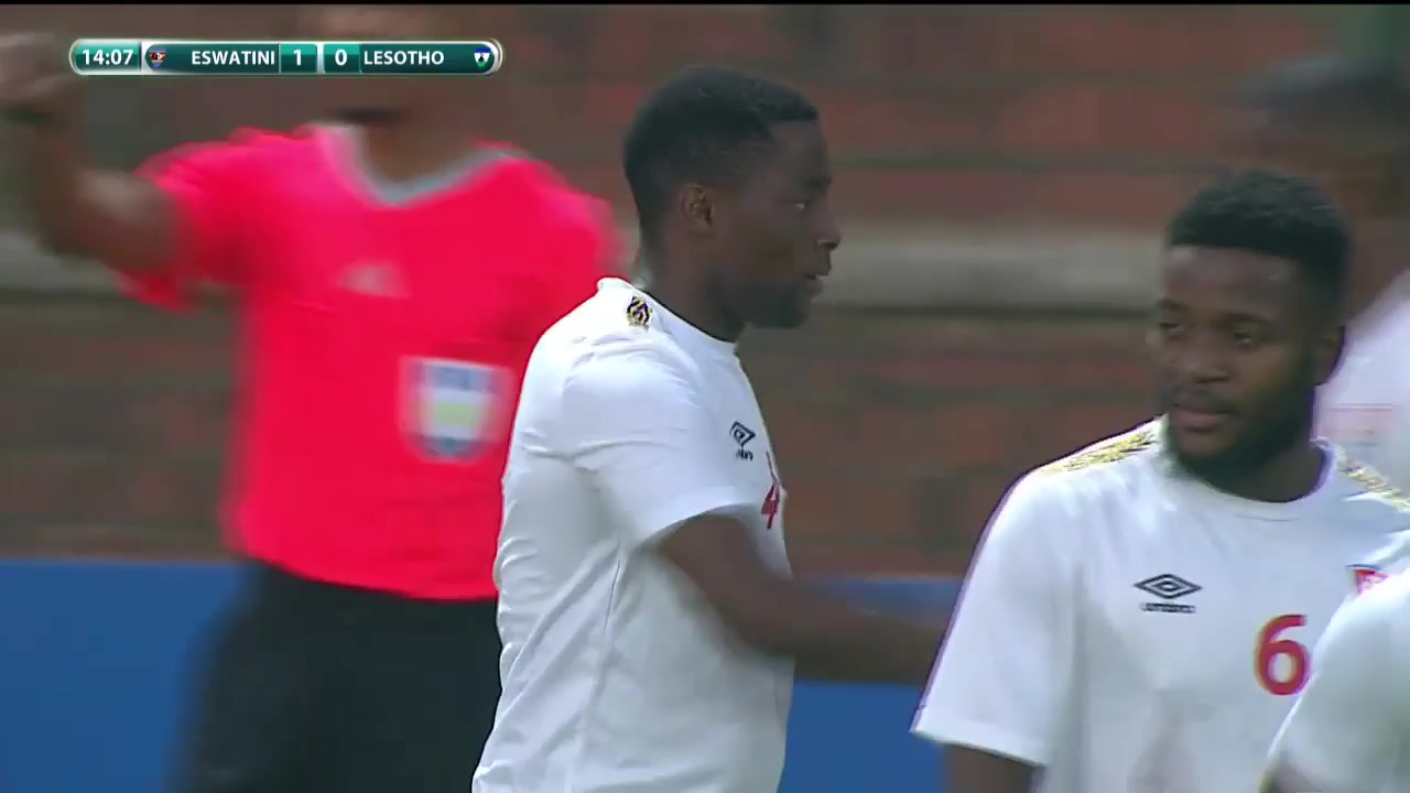 SACC Eswatini Vs Lesotho 13 phút Sandile GamedzeVào, ghi bàn 1:0