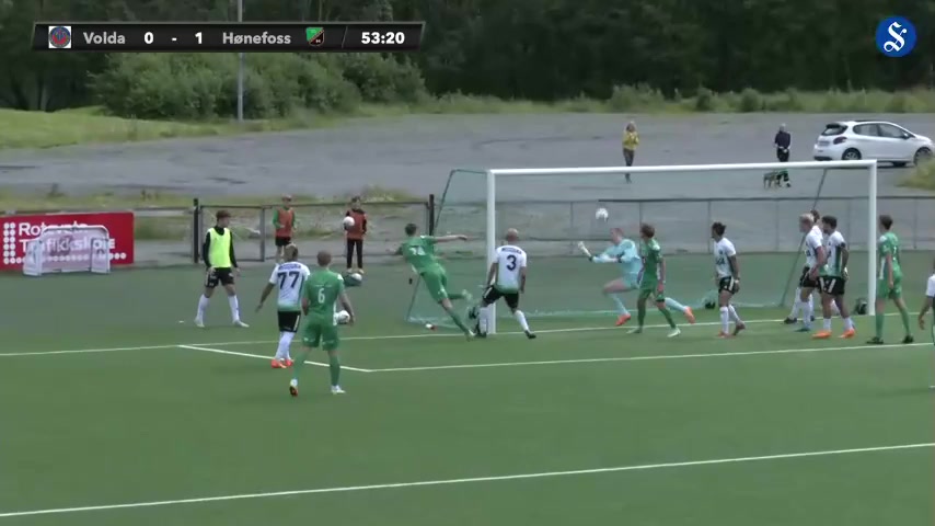 NOR D3 Volda Vs Honefoss BK Tobias Evebø Goal in 54 min, Score 1:1