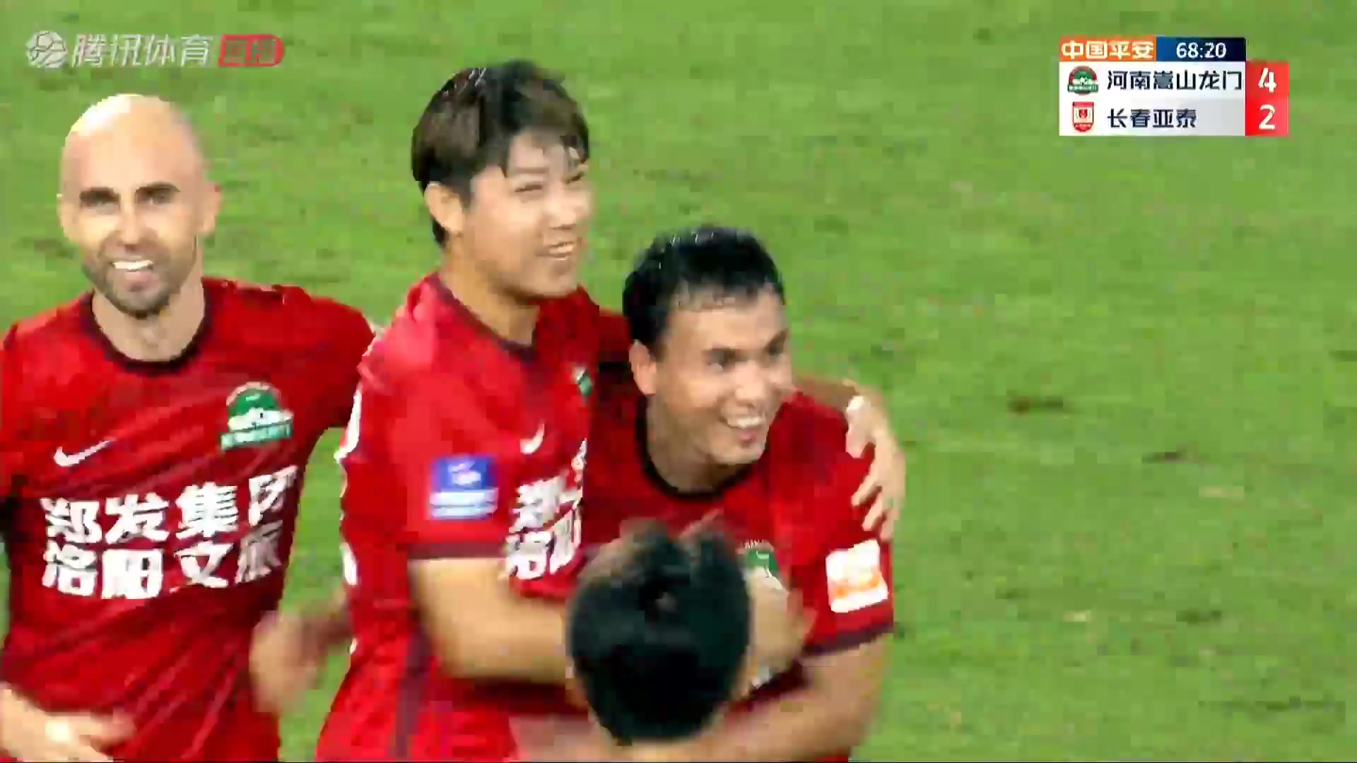 CHA CSL Henan Songshan Longmen Vs Changchun Yatai  Goal in 69 min, Score 5:2