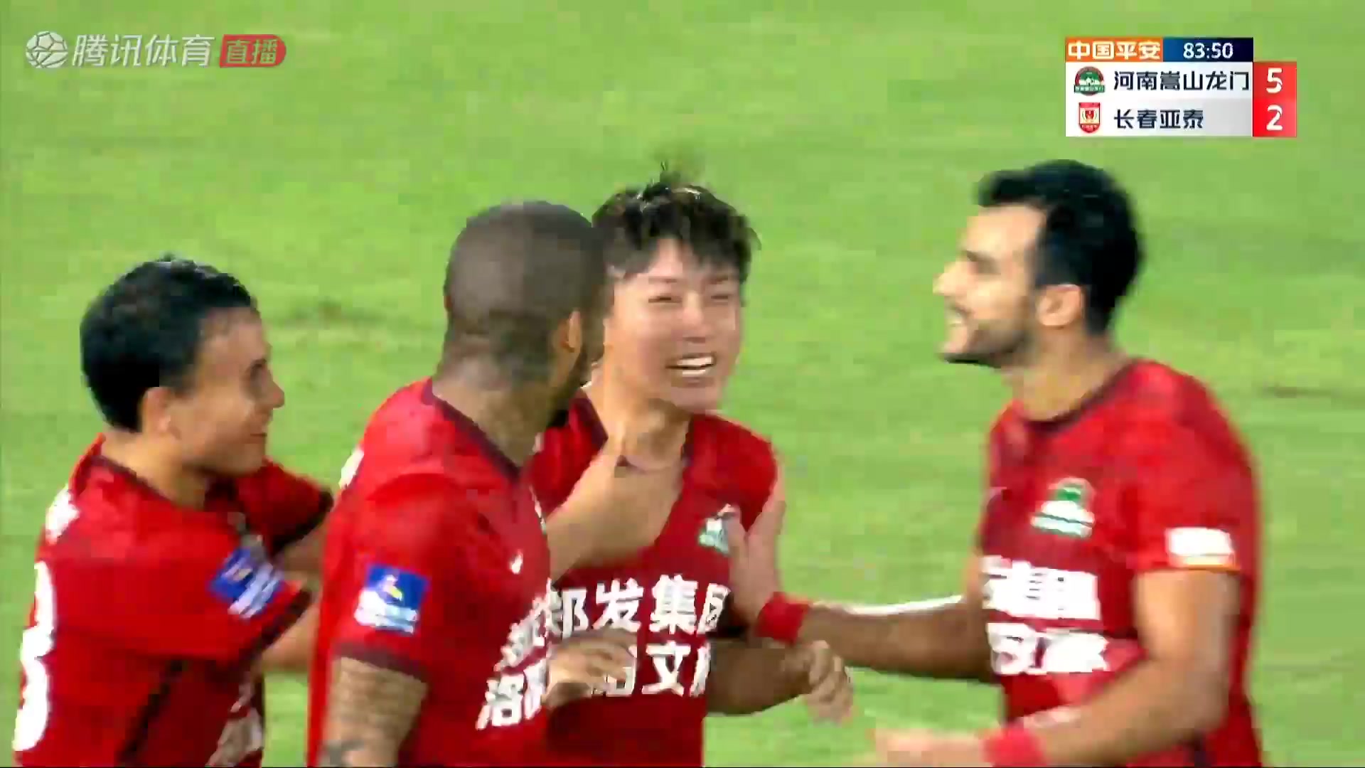 CHA CSL Henan Songshan Longmen Vs Changchun Yatai  Goal in 85 min, Score 6:2