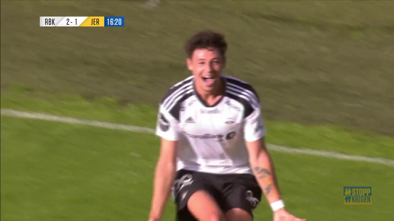 NOR D1 Rosenborg Vs Jerv Samuel Rogers Goal in 61 min, Score 3:1