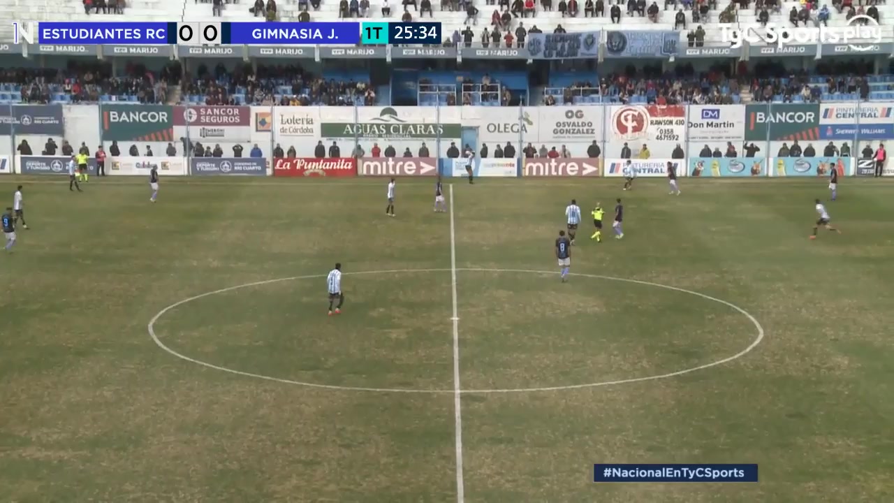 ARG D2 Estudiantes Rio Cuarto Vs Gimnasia Jujuy 25 phút Matias RealiVào, ghi bàn 0:1