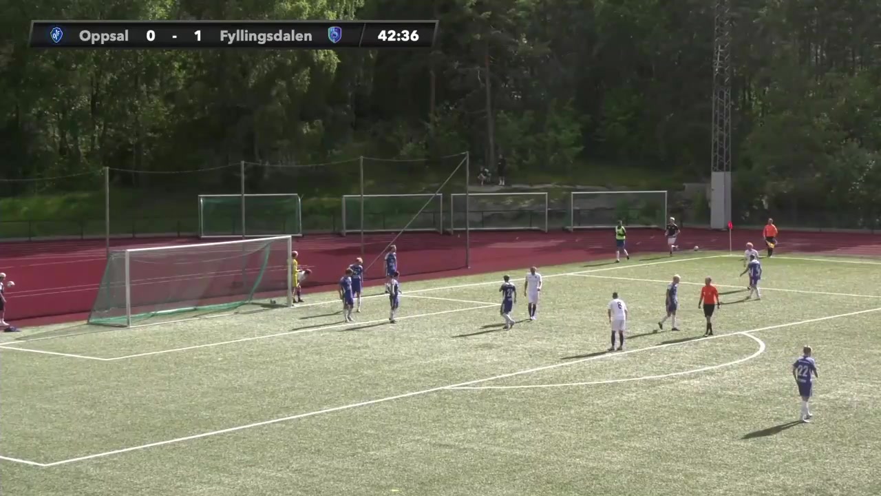 NOR D3 Oppsal Vs Fyllingsdalen August Selnes Goal in 43 min, Score 0:2