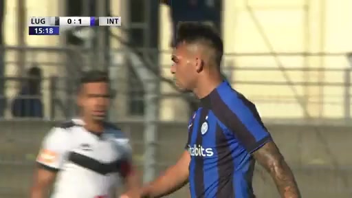 INT CF Lugano Vs Inter Milan 15 phút Vào, ghi bàn 0:2