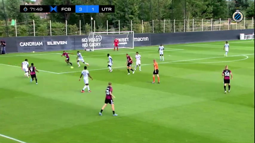 INT CF Club Brugge Vs FC Utrecht Jutglà Goal in 73 min, Score 4:1