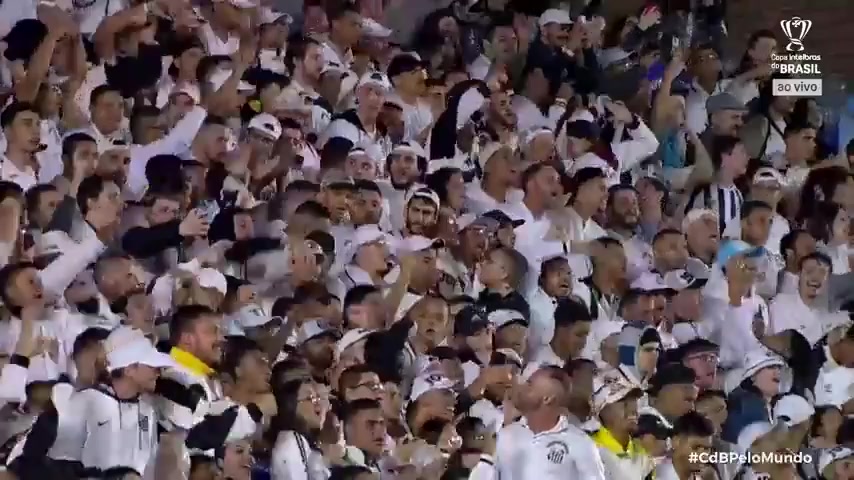 BRA CUP Santos Vs Corinthians Paulista (SP) Marcos Leonardo Santos Almeida Goal in 67 min, Score 1:0