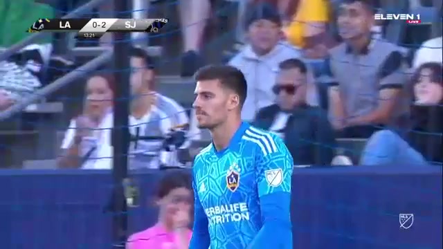 MLS LA Galaxy Vs San Jose Earthquakes Jeremy Ebobisse Goal in 13 min, Score 0:2