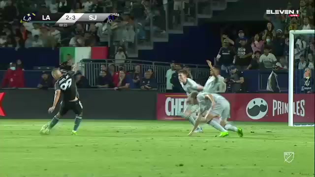 MLS LA Galaxy Vs San Jose Earthquakes Dejan Joveljic Goal in 90 min, Score 2:3