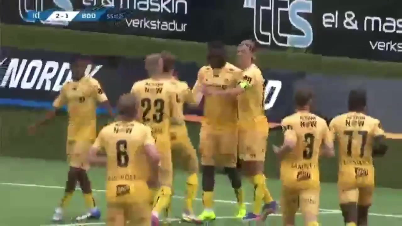 UEFA CL KI Klaksvik Vs Bodo Glimt 56 phút Victor BonifaceVào, ghi bàn 2:1