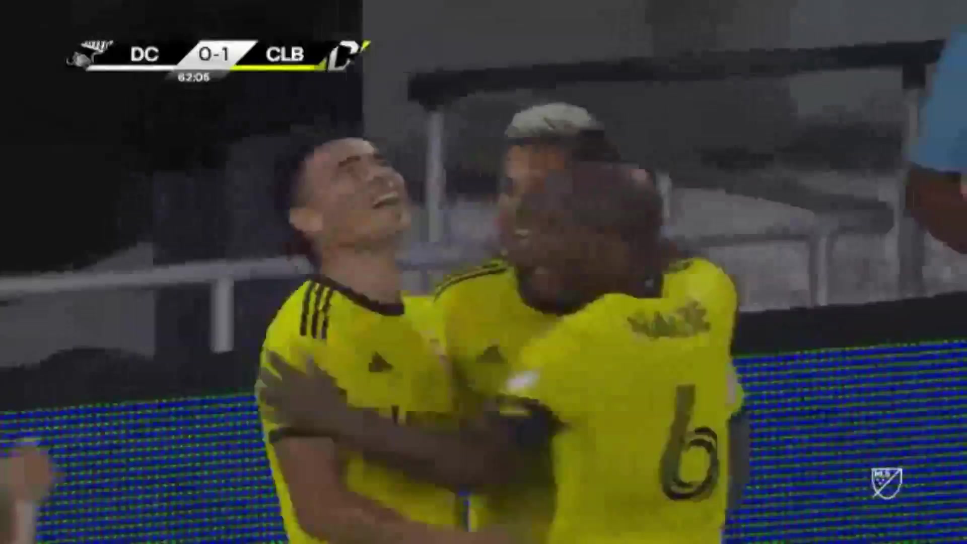 MLS DC United Vs Columbus Crew 63 ทำประตู Juan Camilo Hernandez Suarez ประตู, ทำคะแนน 0:1