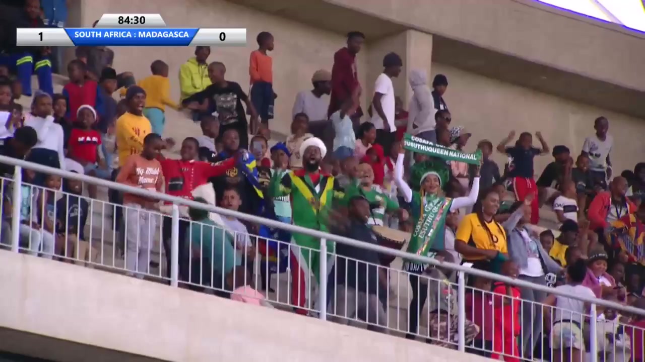 SACC Madagascar Vs South Africa Butsaka C. Goal in 85 min, Score 0:2