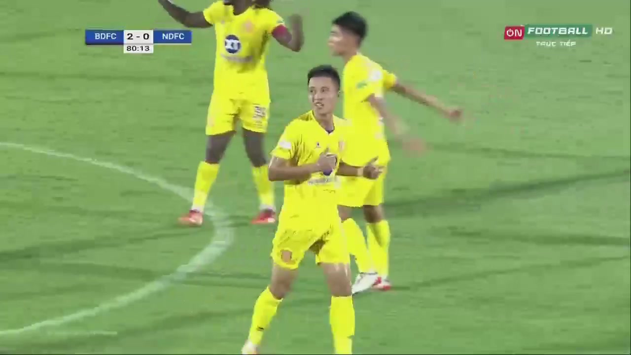 766 Binh Dinh Vs Nam Dinh FC 80 skor gol Dinh Viet Tu, skor 2:1