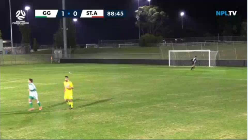 AUS VPL Green Gully Cavaliers Vs St Albans Saints  Goal in 89 min, Score 2:0