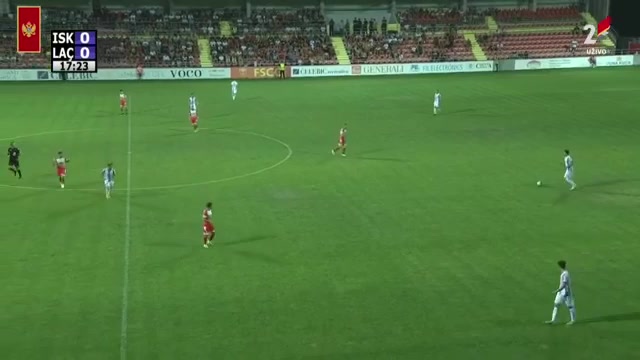 歐會杯 達尼洛夫格勒 Vs 拉奇 19分進球,比分0:1