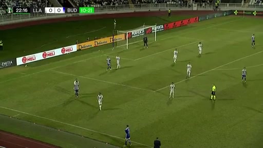 UEFA ECL KF Llapi Vs FK Buducnost Podgorica  Goal in 22 min, Score 0:1