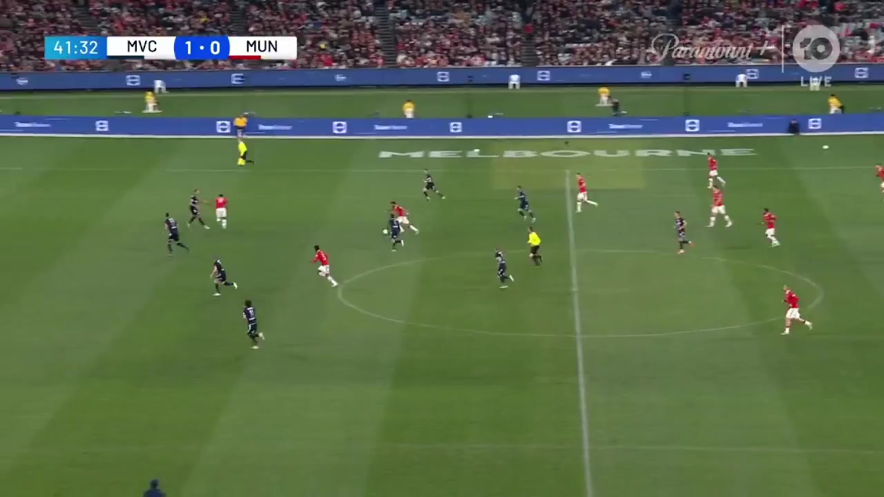 INT CF Melbourne Victory Vs Manchester United McTominay Goal in 41 min, Score 1:1