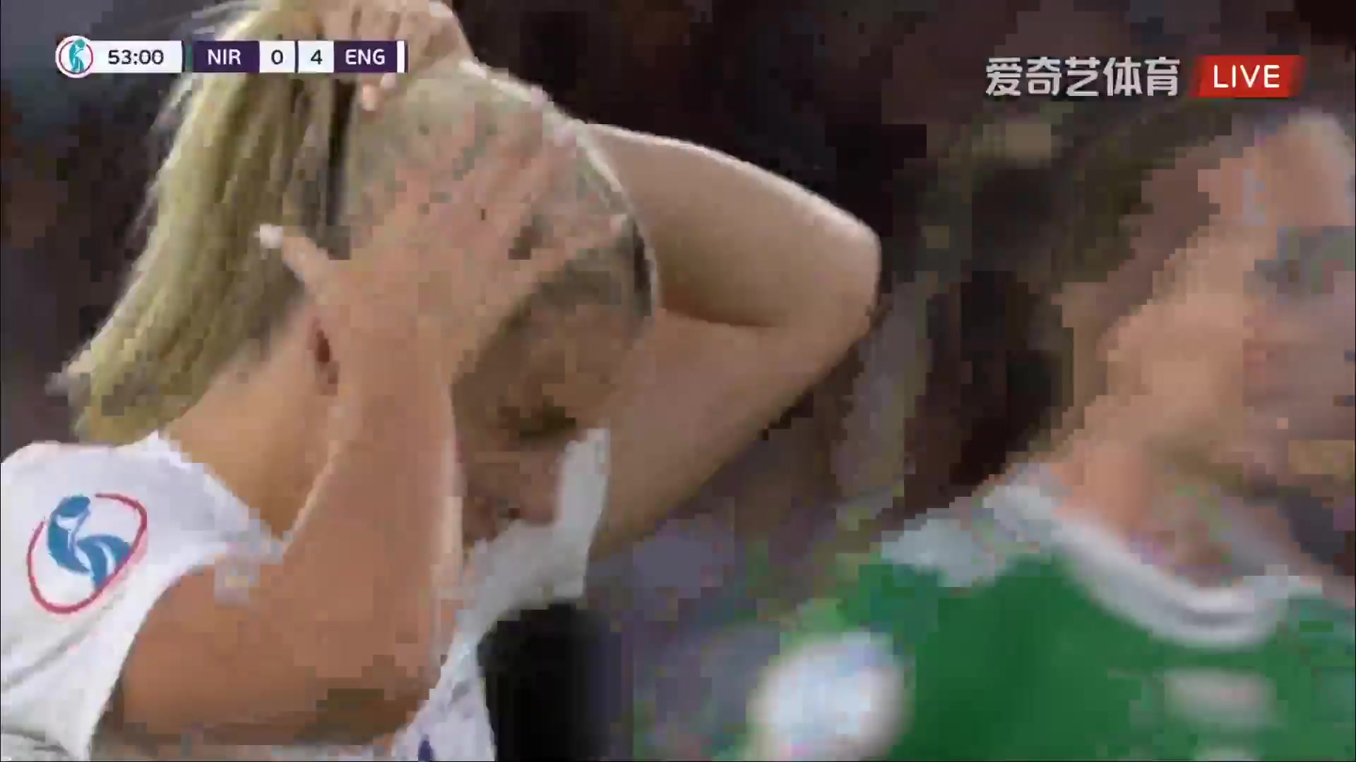UEFACW Northern Ireland (w) Vs England (w) Alessia Russo Goal in 54 min, Score 0:4