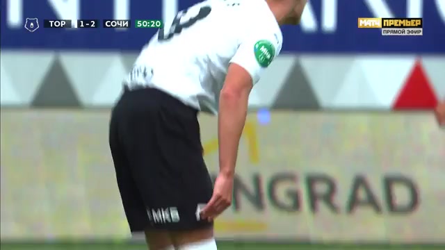 10 Torpedo Moscow Vs FK Sochi 50 skor gol Vanja Drkusic, skor 1:2