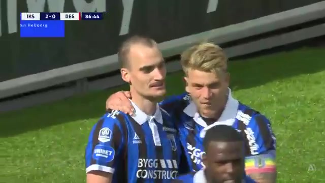 SWE D1 IK Sirius FK Vs Degerfors IF Adam Hellborg Goal in 87 min, Score 2:0