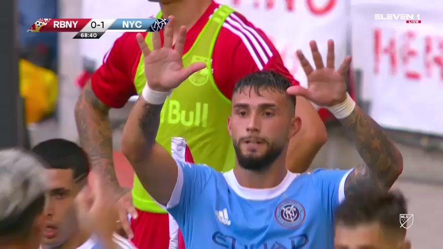 MLS New York Red Bulls Vs New York City FC 68 ทำประตู  ประตู, ทำคะแนน 0:1