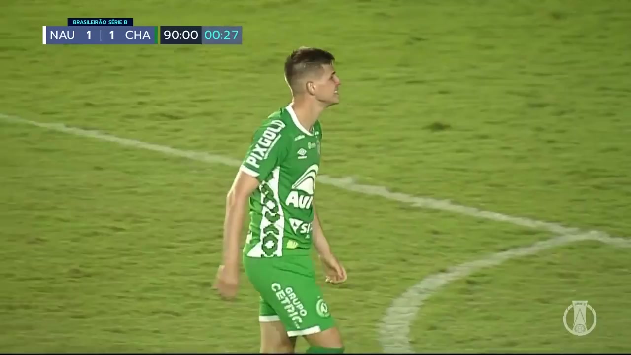 BRA D2 Nautico (PE) Vs Chapecoense SC Alexandre Rodrigues Soares,Xandao Goal in 91 min, Score 1:2