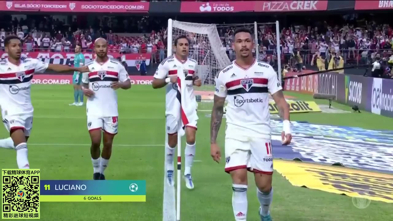 BRA D1 Sao Paulo Vs Fluminense RJ 33 phút Luciano da Rocha NevesVào, ghi bàn 1:1