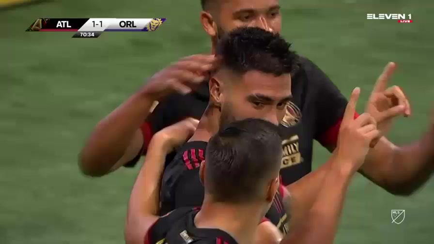 MLS Atlanta United Vs Orlando City 71 ทำประตู Juan Jose Purata ประตู, ทำคะแนน 1:1