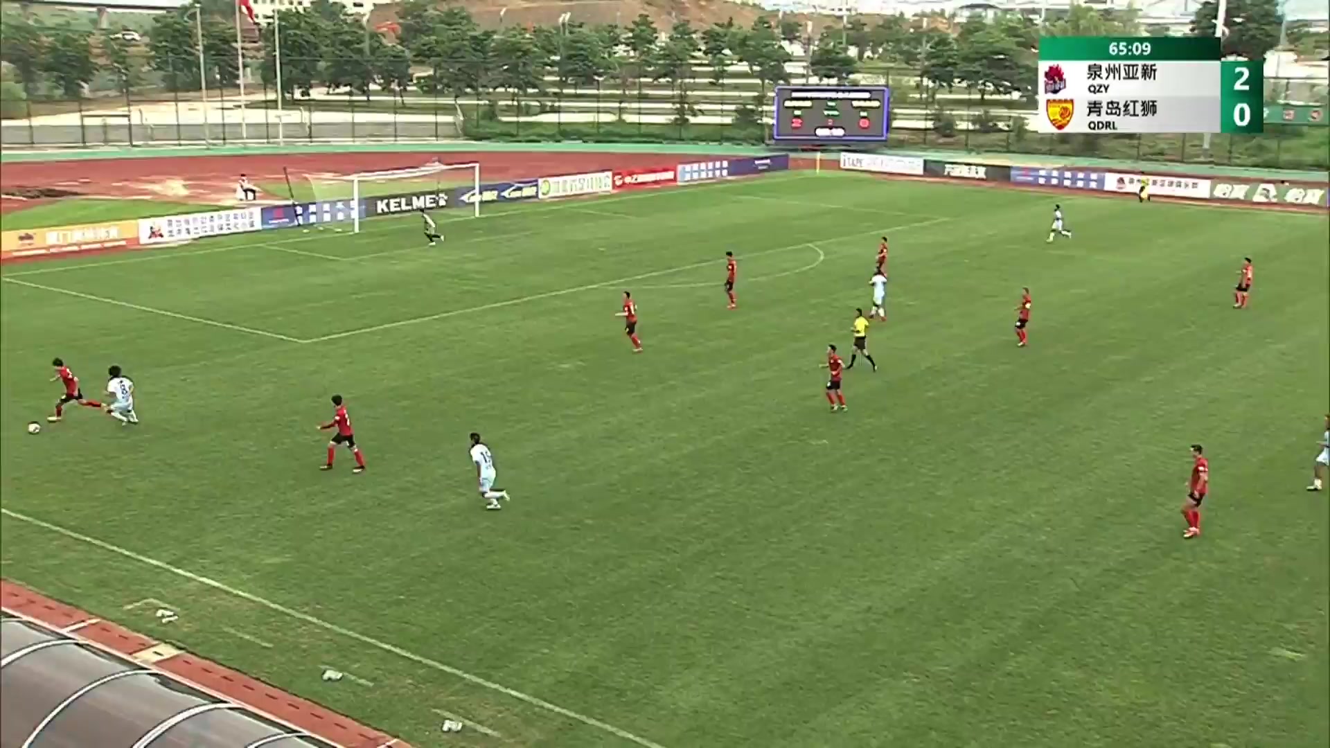 CHA D2 Quanzhou Yaxin Vs Qingdao Red Lions Gao Xiang Goal in 66 min, Score 3:0