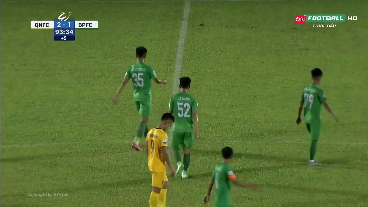 1248 Quang Nam Vs Binh Phuoc 93 skor gol , skor 2:1