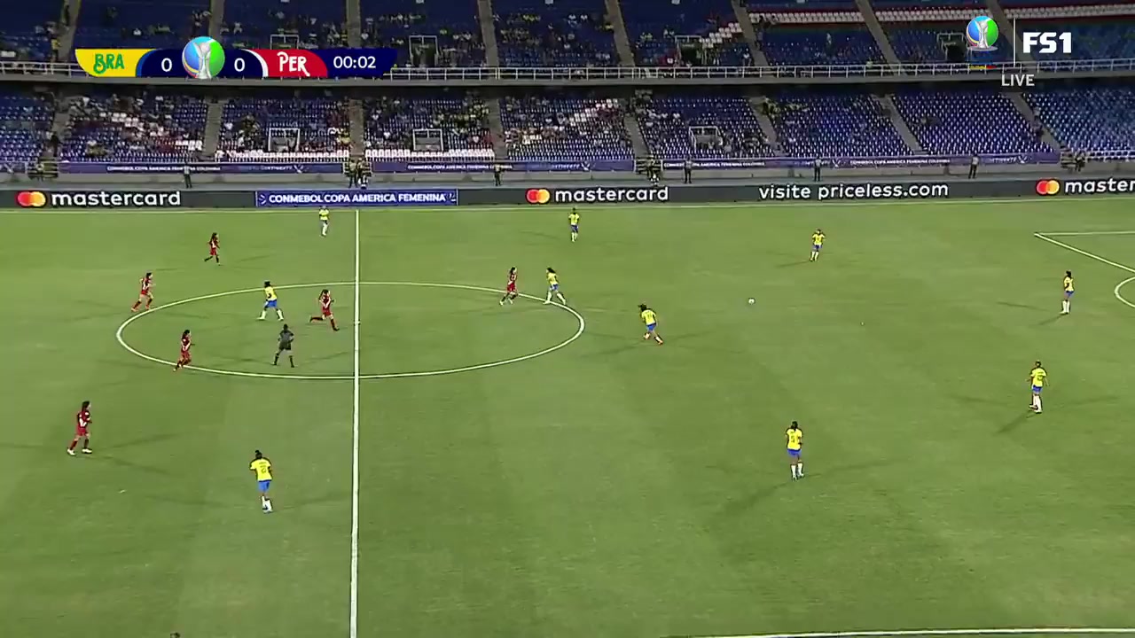 CON W Brazil (w) Vs Peru (w) Maria Eduarda Francelino da Silva,Duda Goal in 1 min, Score 1:0
