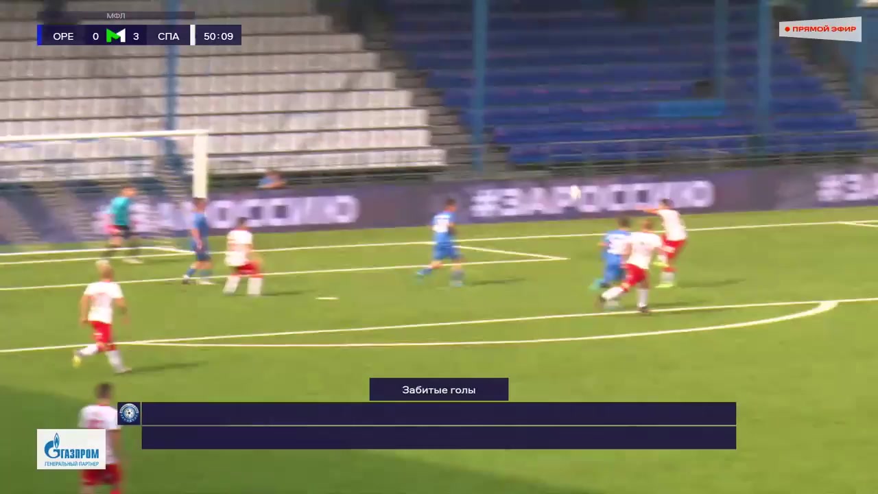 RUS YthC FK Orenburg Youth Vs Spartak Moscow Youth 51 phút Vào, ghi bàn 0:3